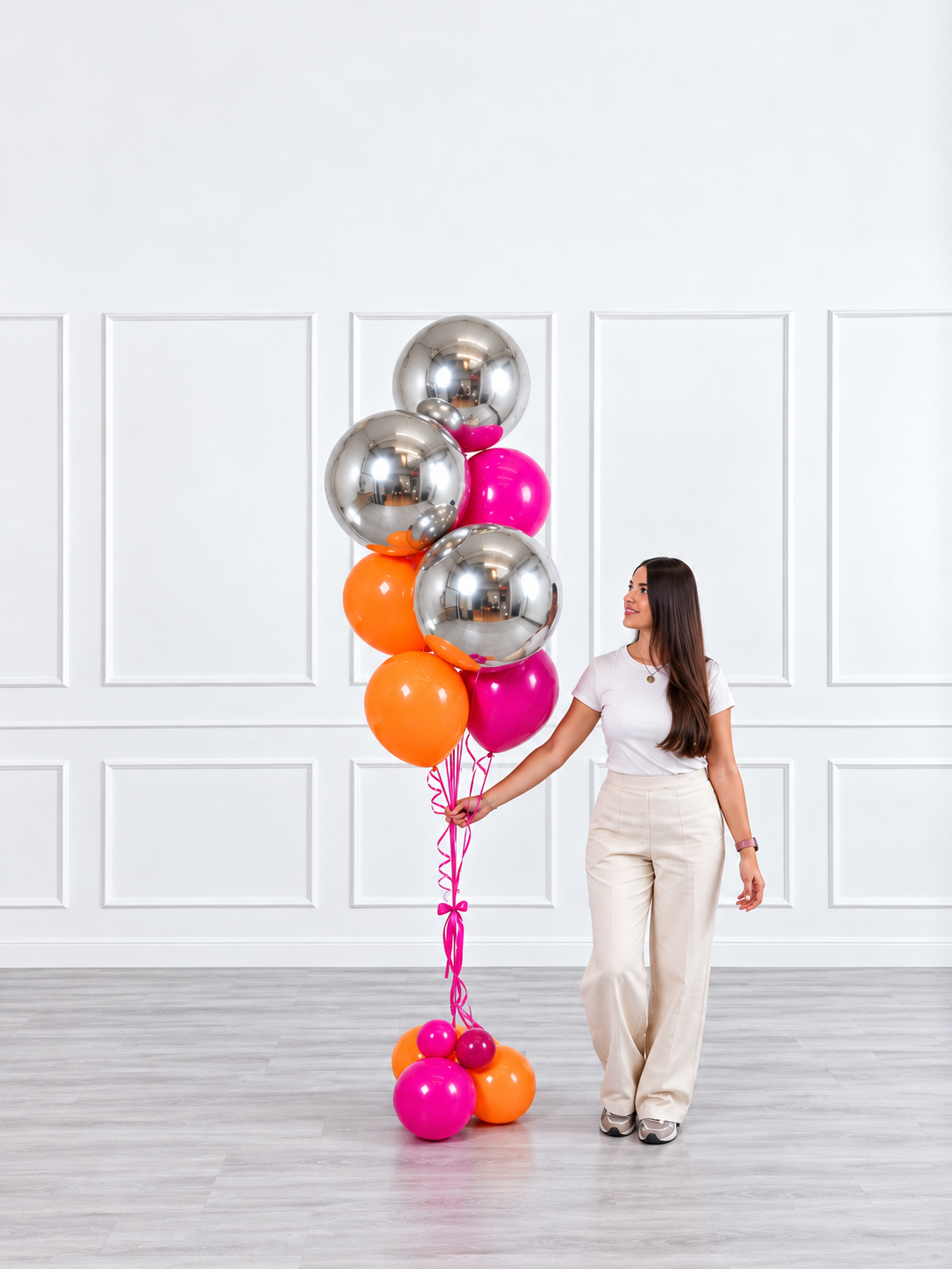 Ana Karina Balloons fire burst balloon bunch orbz luxe, additional product image