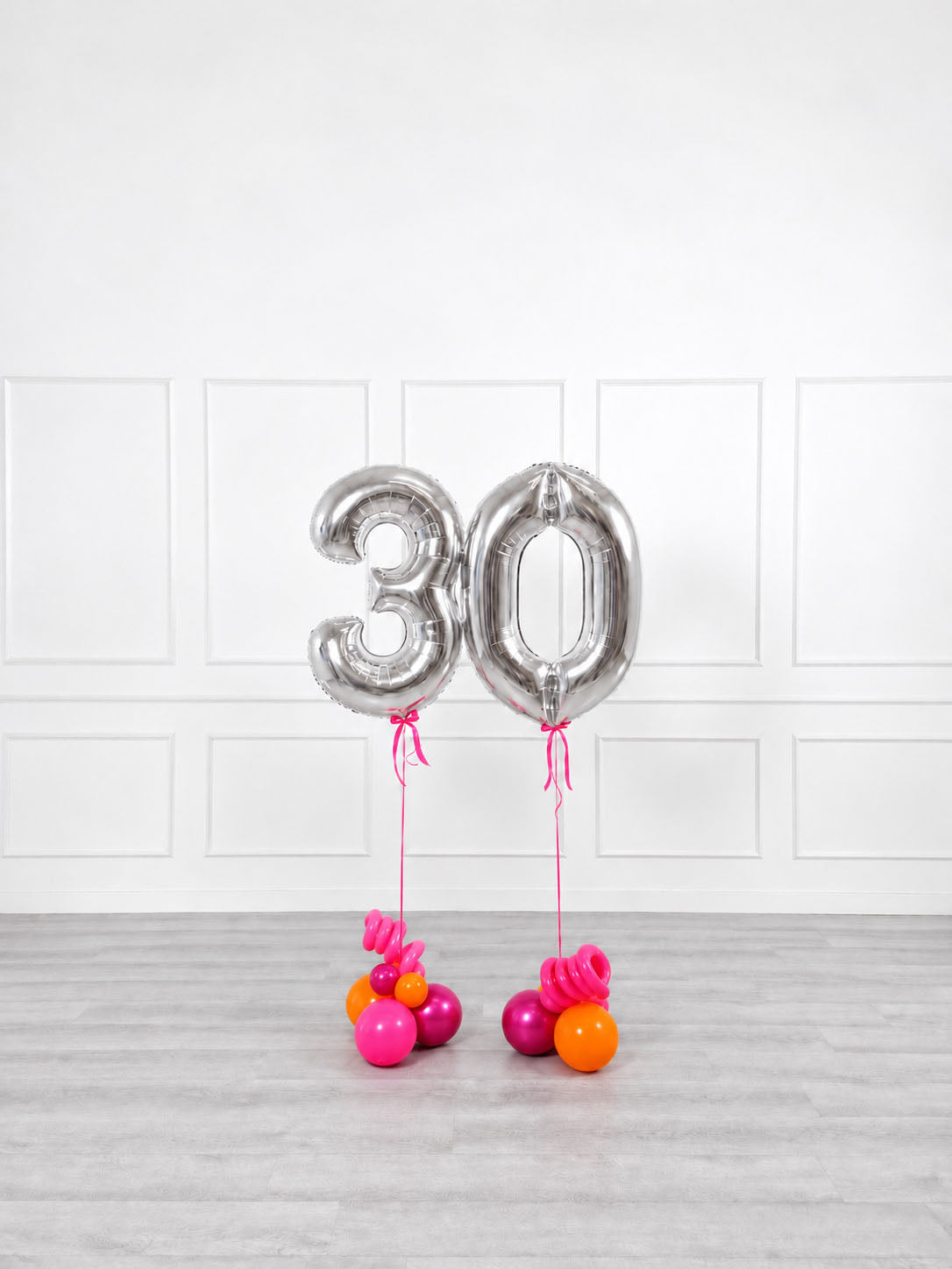 Ana Karina Balloons fire burst foil numbers