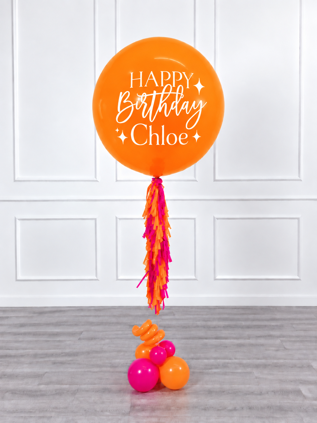 Ana Karina Balloons fire burst personalized jumbo balloon, additional product image
