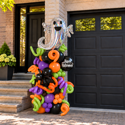 Halloween - Ghosts Pillar Display - Vibrant Fun