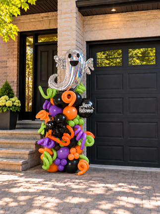 Halloween - Ghosts Pillar Display - Vibrant Fun
