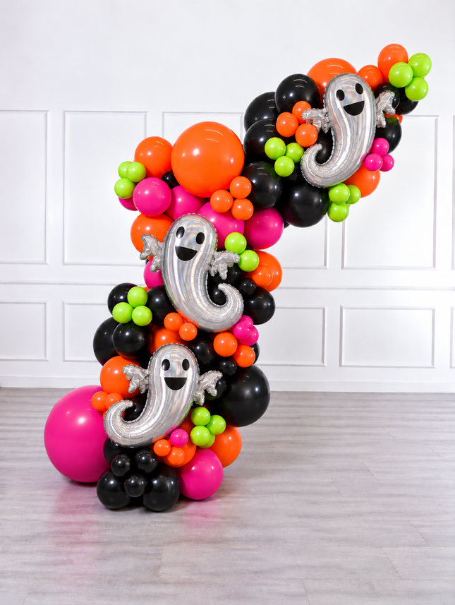 Halloween - Balloon Garland - Ghosts - Bright Fun