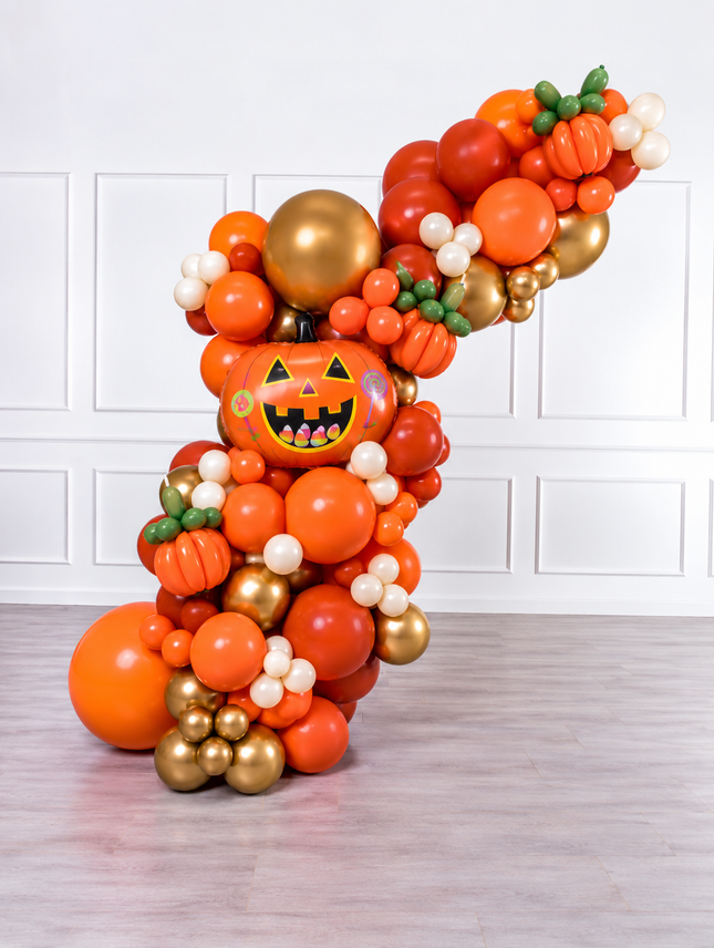 Halloween - Balloon Garland - Pumpkin Patch - Orange