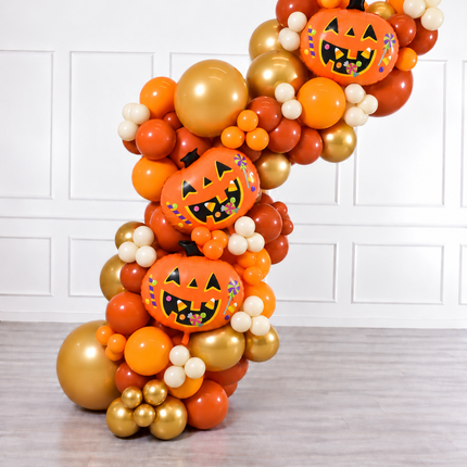 Halloween - Balloon Garland - Pumpkin Fun - Orange