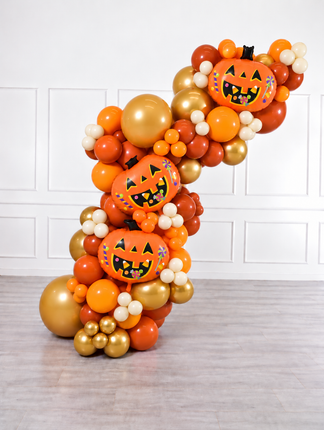 Halloween - Balloon Garland - Pumpkin Fun - Orange