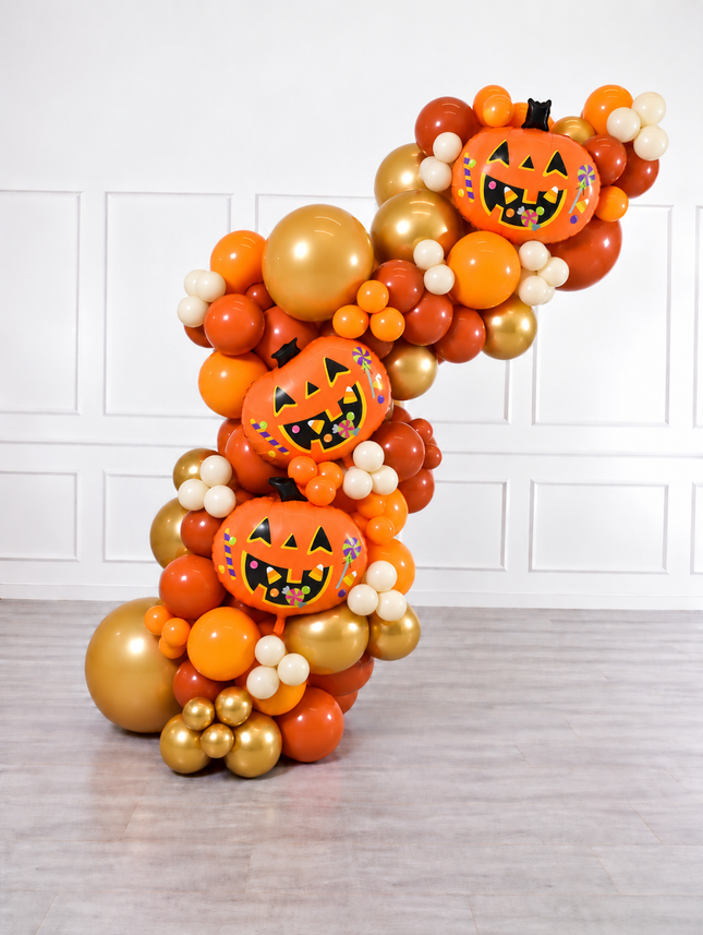 Halloween - Balloon Garland - Pumpkin Fun - Orange