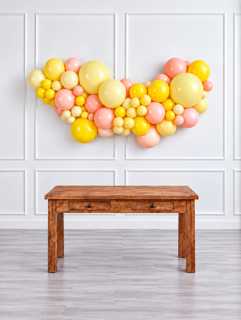 Ana Karina Balloons hello yellow easy-hang organic balloon garland, additional product image