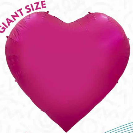 Valentine's Giant Heart Foil Helium Balloon