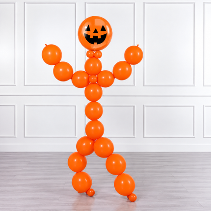 Halloween - Dancer Men Balloons - Pumpkin - Orange