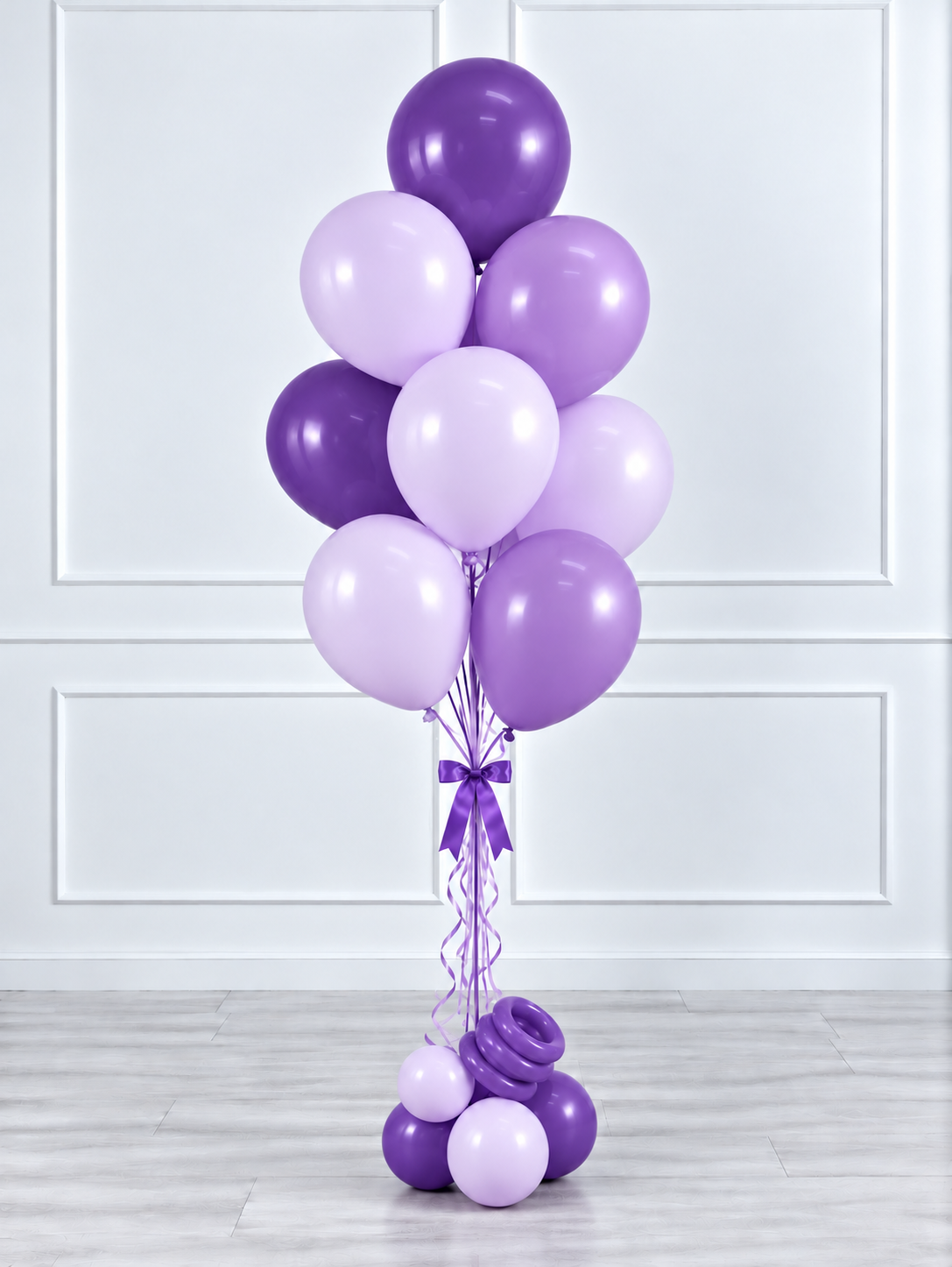 Ana Karina Balloons lilac garden balloon bunch deluxe