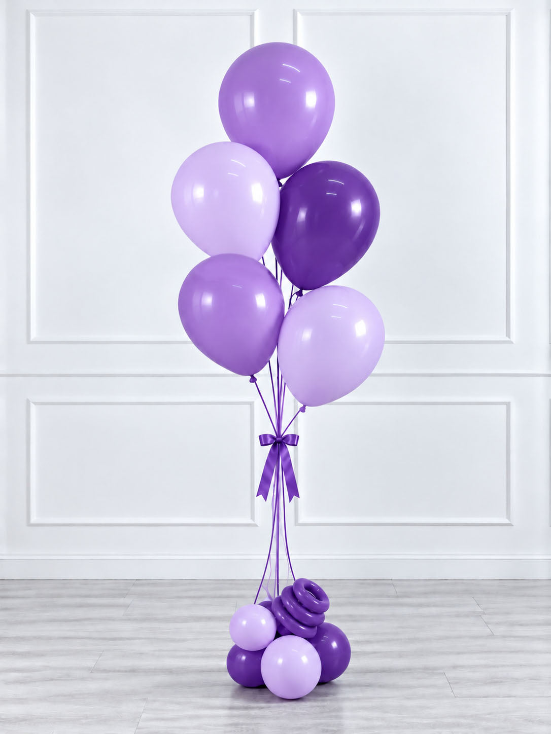 Ana Karina Balloons lilac garden balloon bunch classic