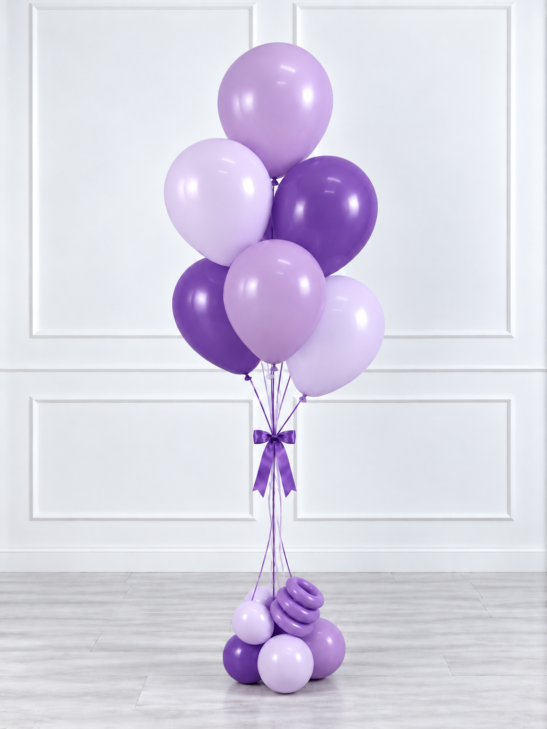 Ana Karina Balloons lilac garden balloon bunch plus