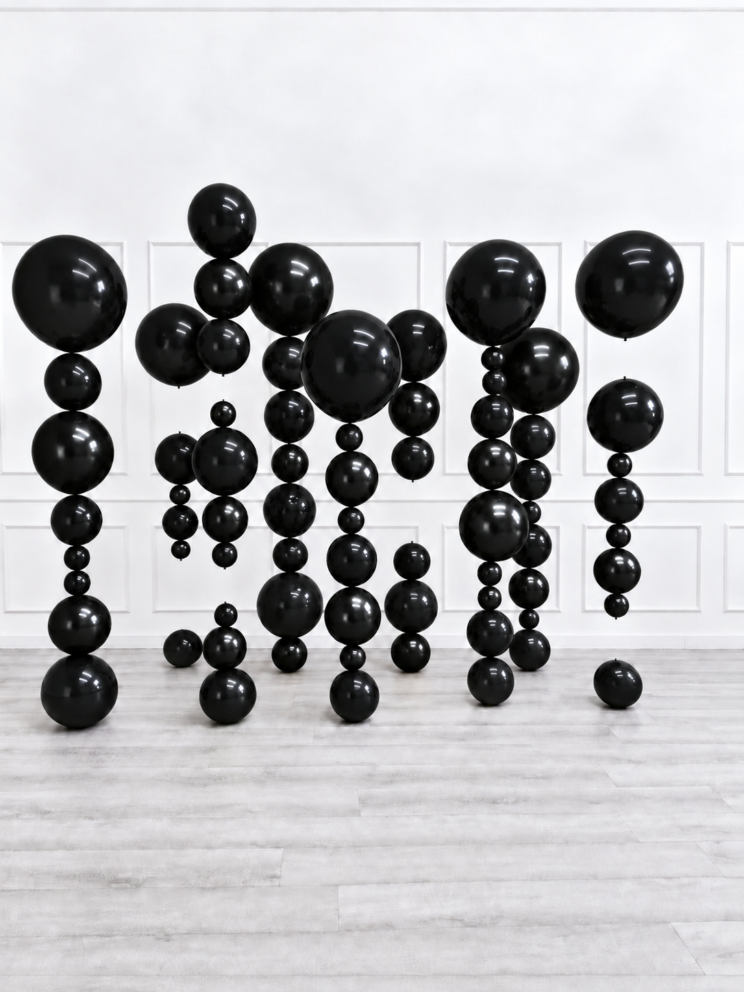Ana Karina Balloons midnight floating balloon totem