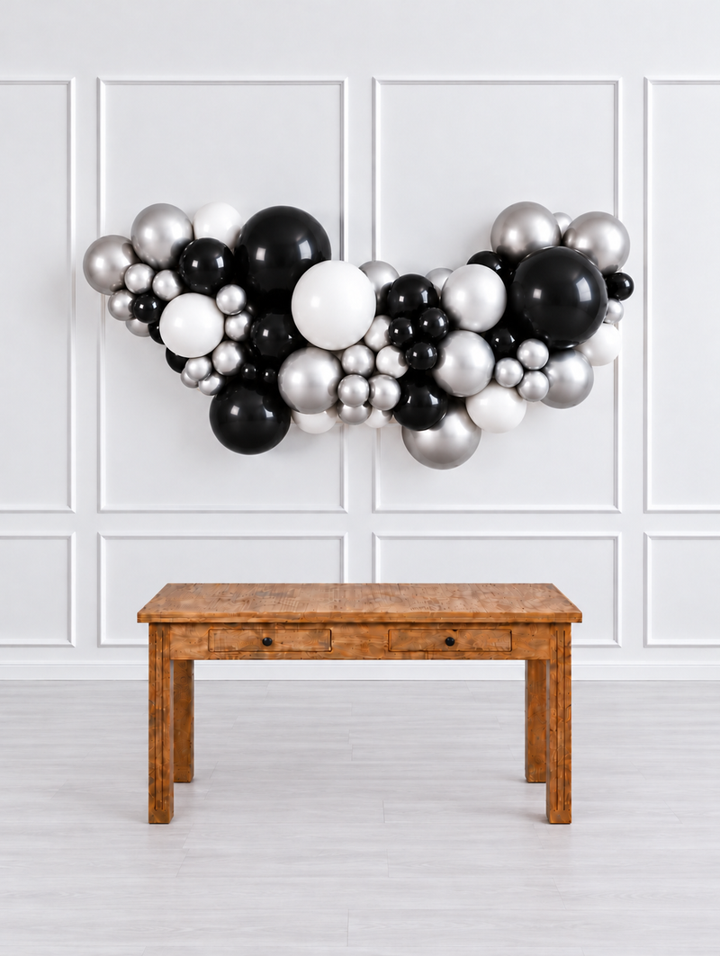 Ana Karina Balloons midnight luxe easy-hang organic balloon garland, additional product image