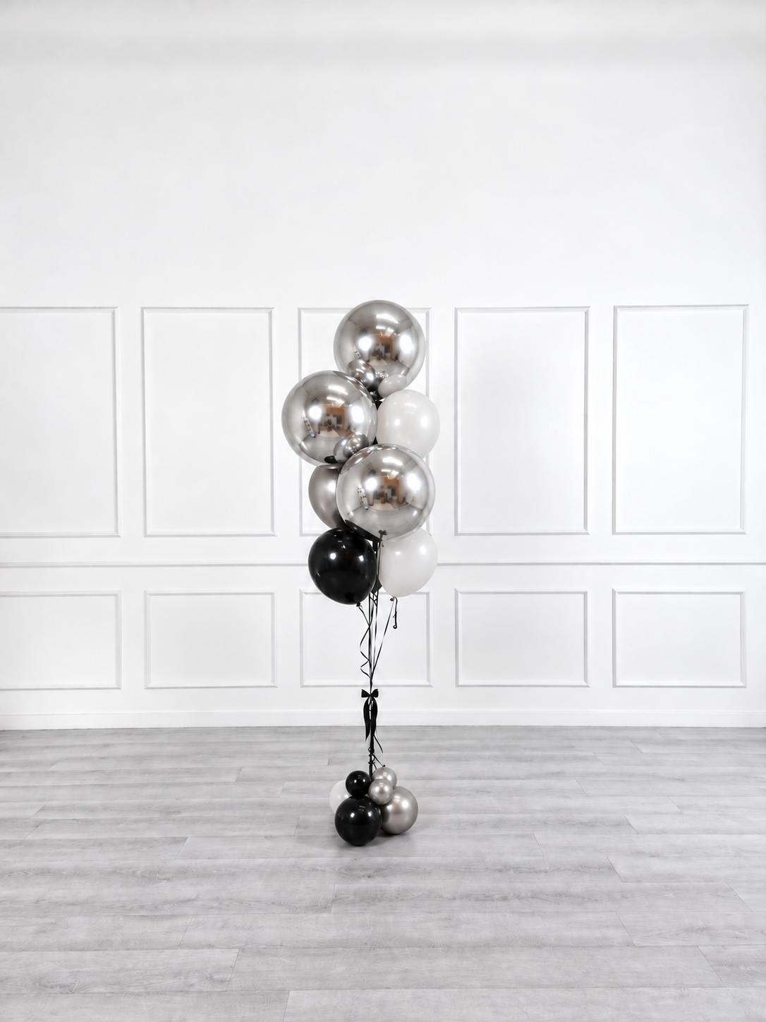 Ana Karina Balloons midnight luxe balloon bunch orbz luxe