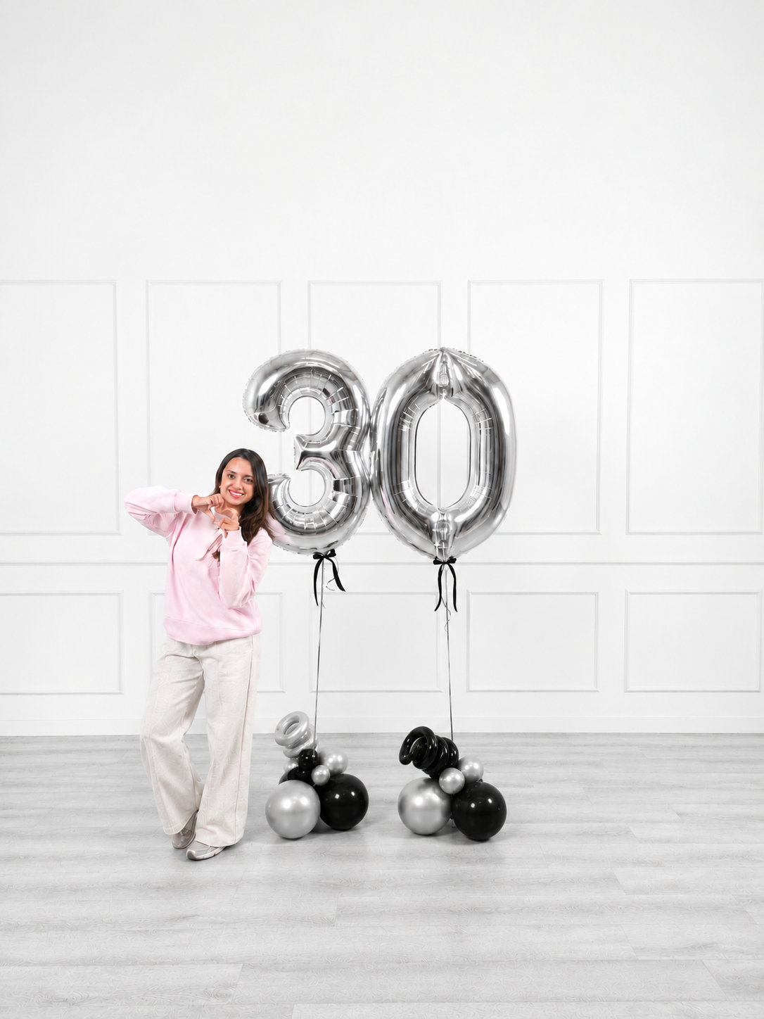 Ana Karina Balloons midnight luxe foil numbers, additional product image