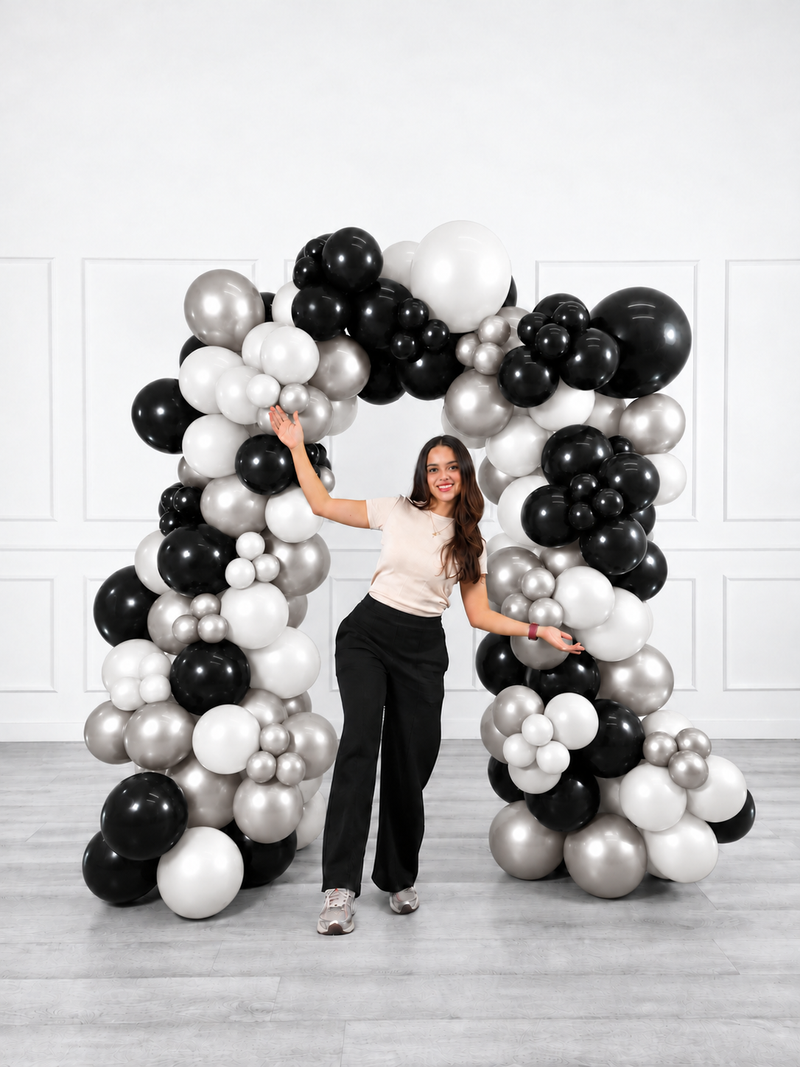 Ana Karina Balloons midnight luxe organic balloon arch, additional product image