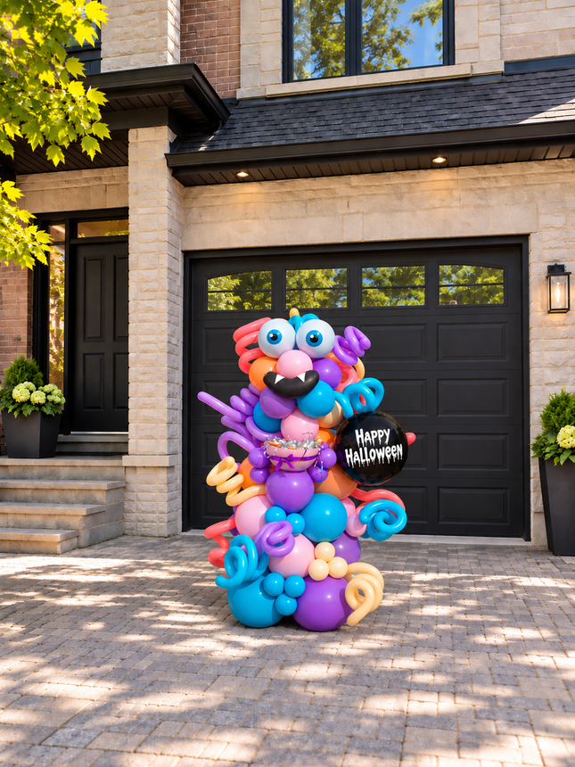 Halloween - Monster Pillar Display - Pastel Fun