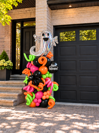 Halloween - Ghosts Pillar Display - Bright Fun
