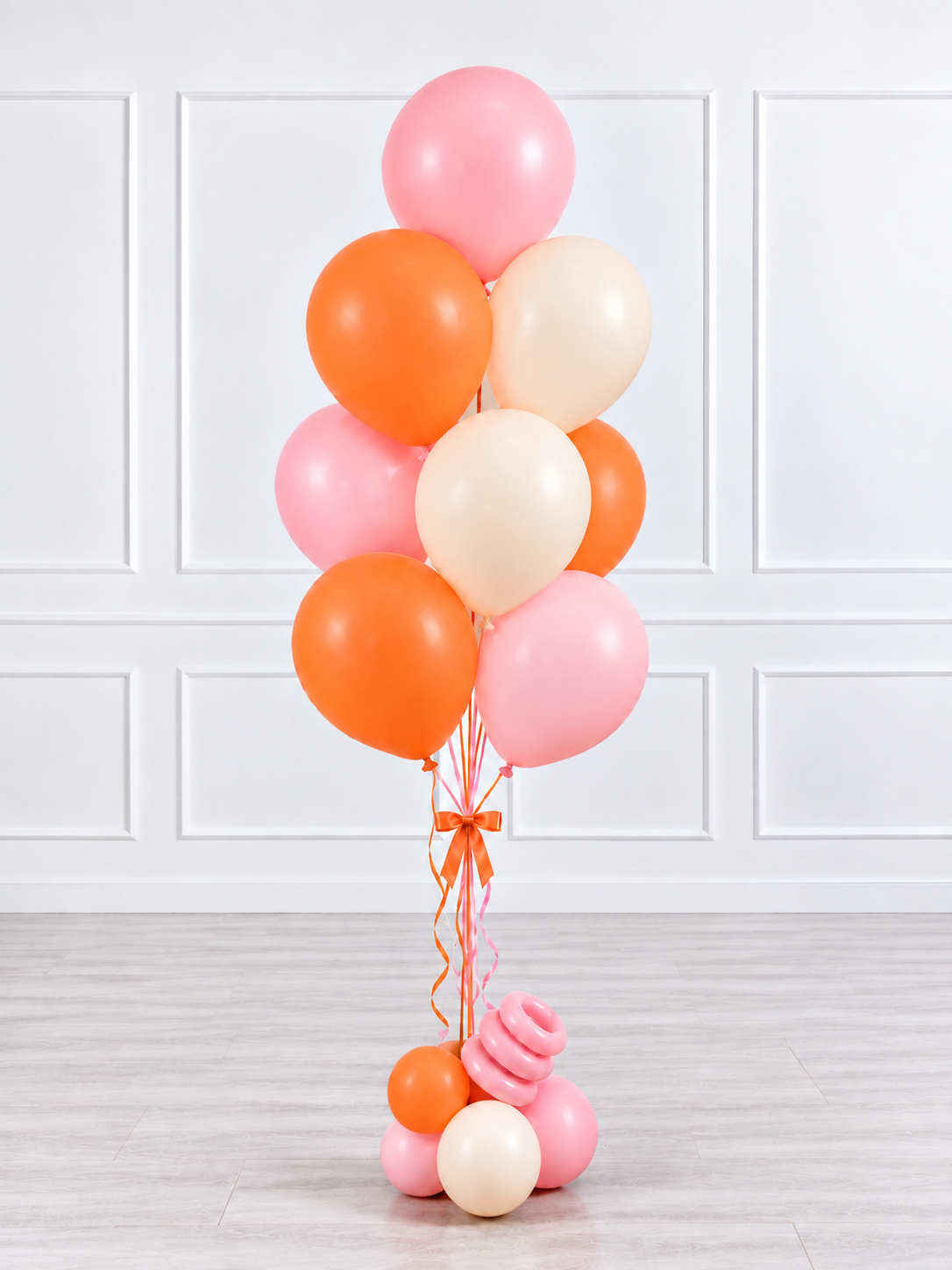 Ana Karina Balloons orange spritz balloon bunch deluxe