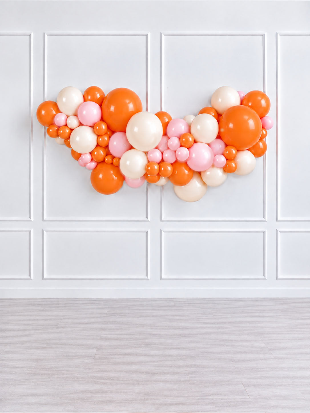 Ana Karina Balloons orange spritz easy-hang organic balloon garland