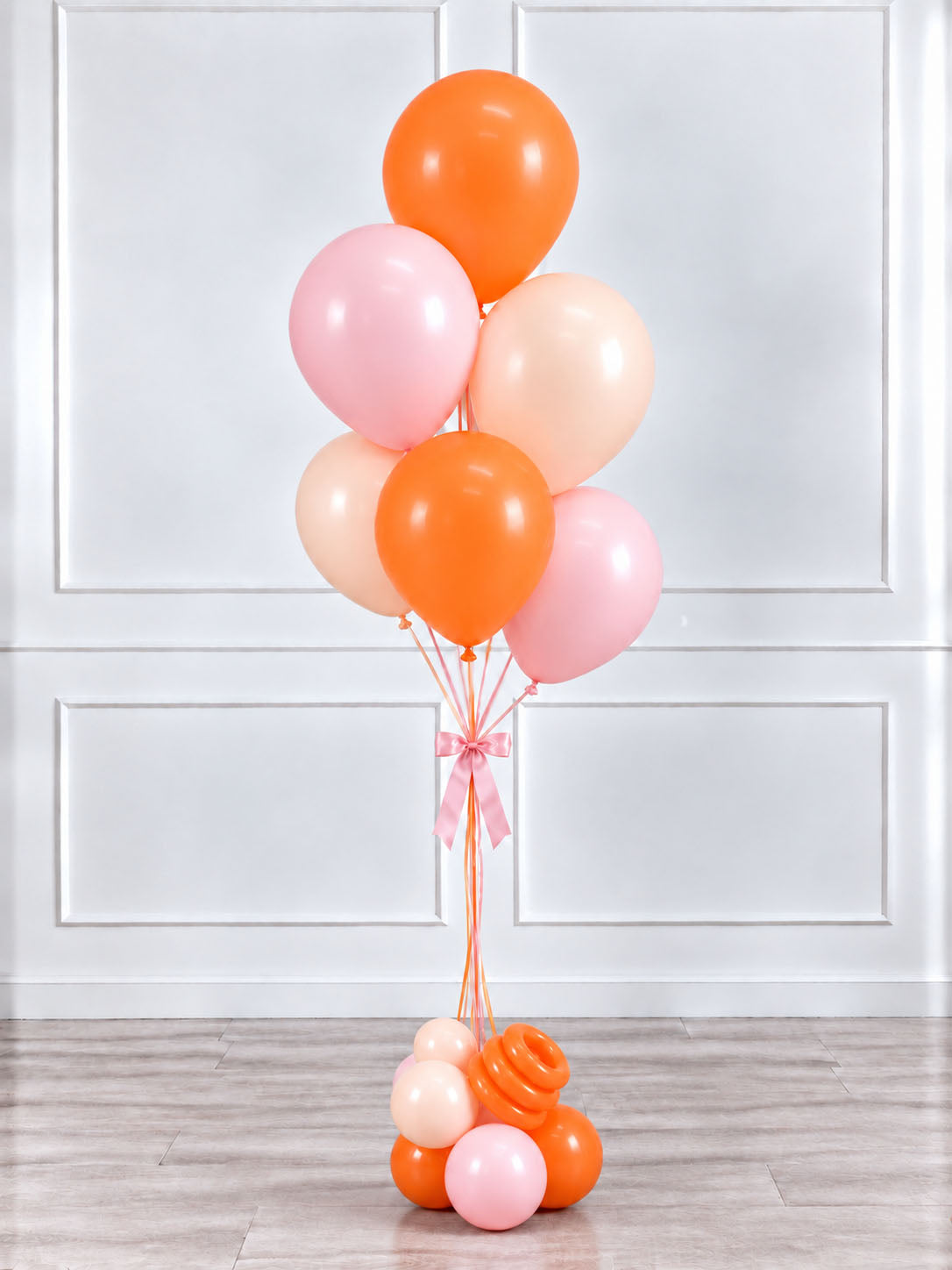 Ana Karina Balloons orange spritz balloon bunch plus