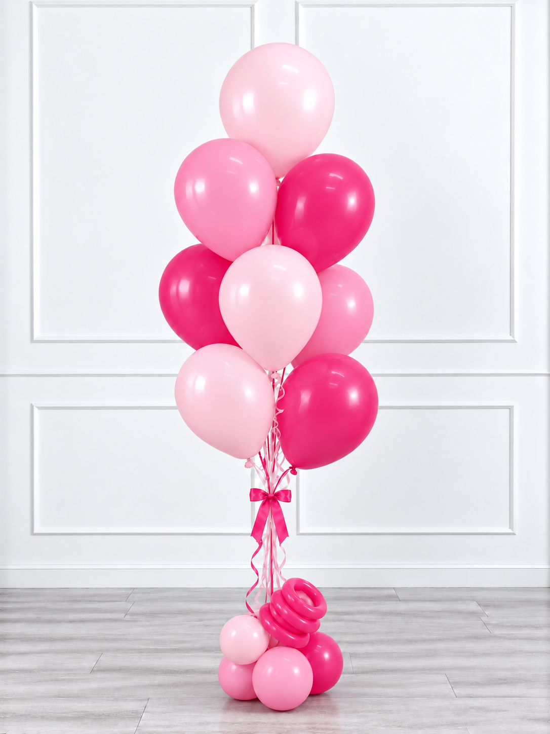 Ana Karina Balloons pink is hot balloon bunch deluxe