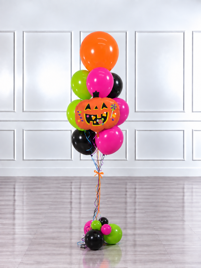 Halloween - Balloon Bunch - Pumpkin - Bright Fun (11 balloons)