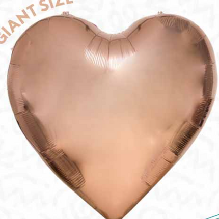 Valentine's Giant Heart Foil Helium Balloon
