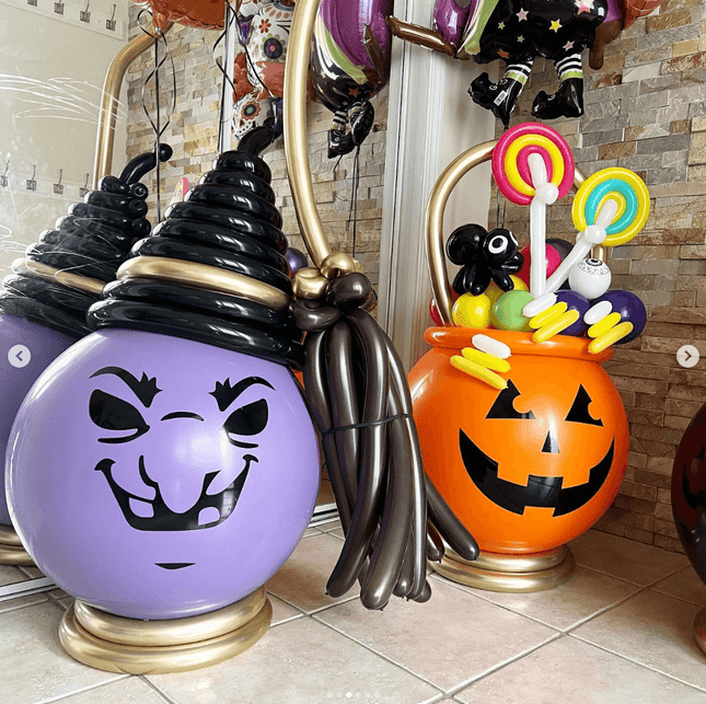 Halloween Cauldron Balloon Surprise