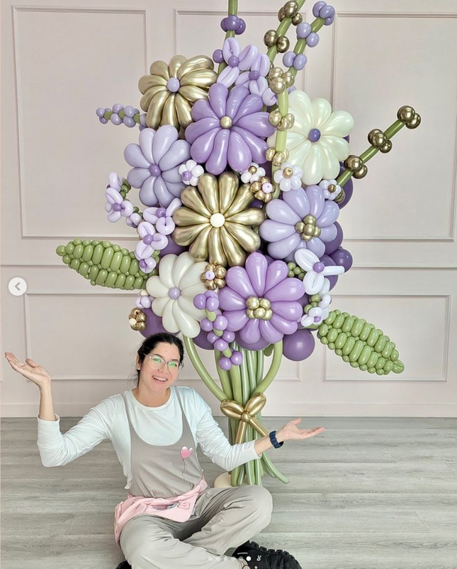 Maxi Floral Balloon Tower