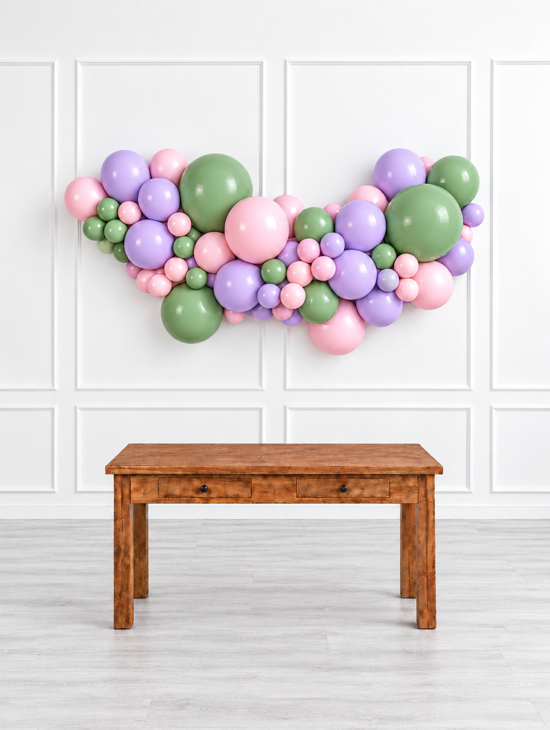 Ana Karina Balloons secret garden easy-hang organic balloon garland, additional product image