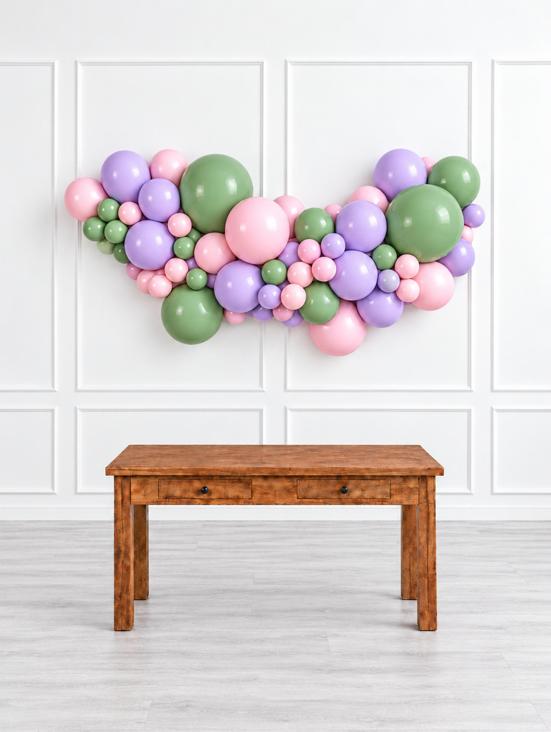 Ana Karina Balloons secret garden easy-hang organic balloon garland, additional product image