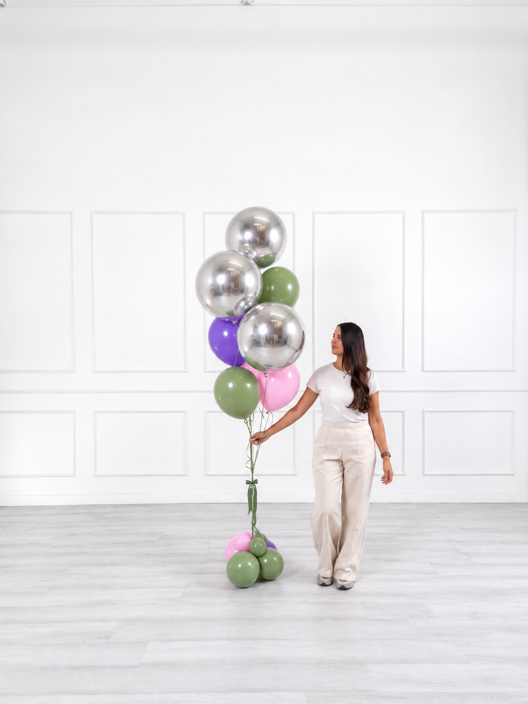 Ana Karina Balloons secret garden balloon bunch orbz luxe, additional product image