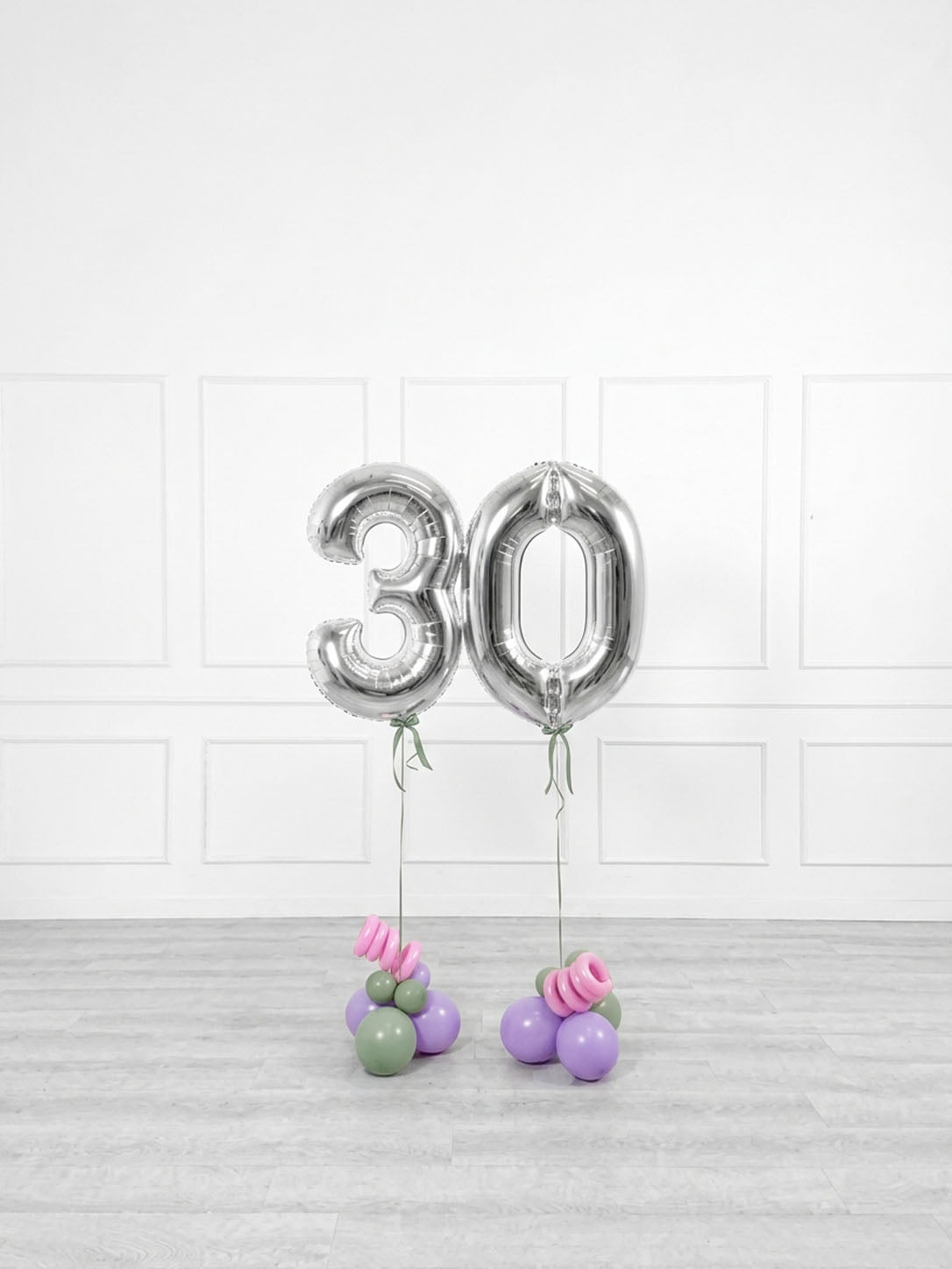 Ana Karina Balloons secret garden foil numbers