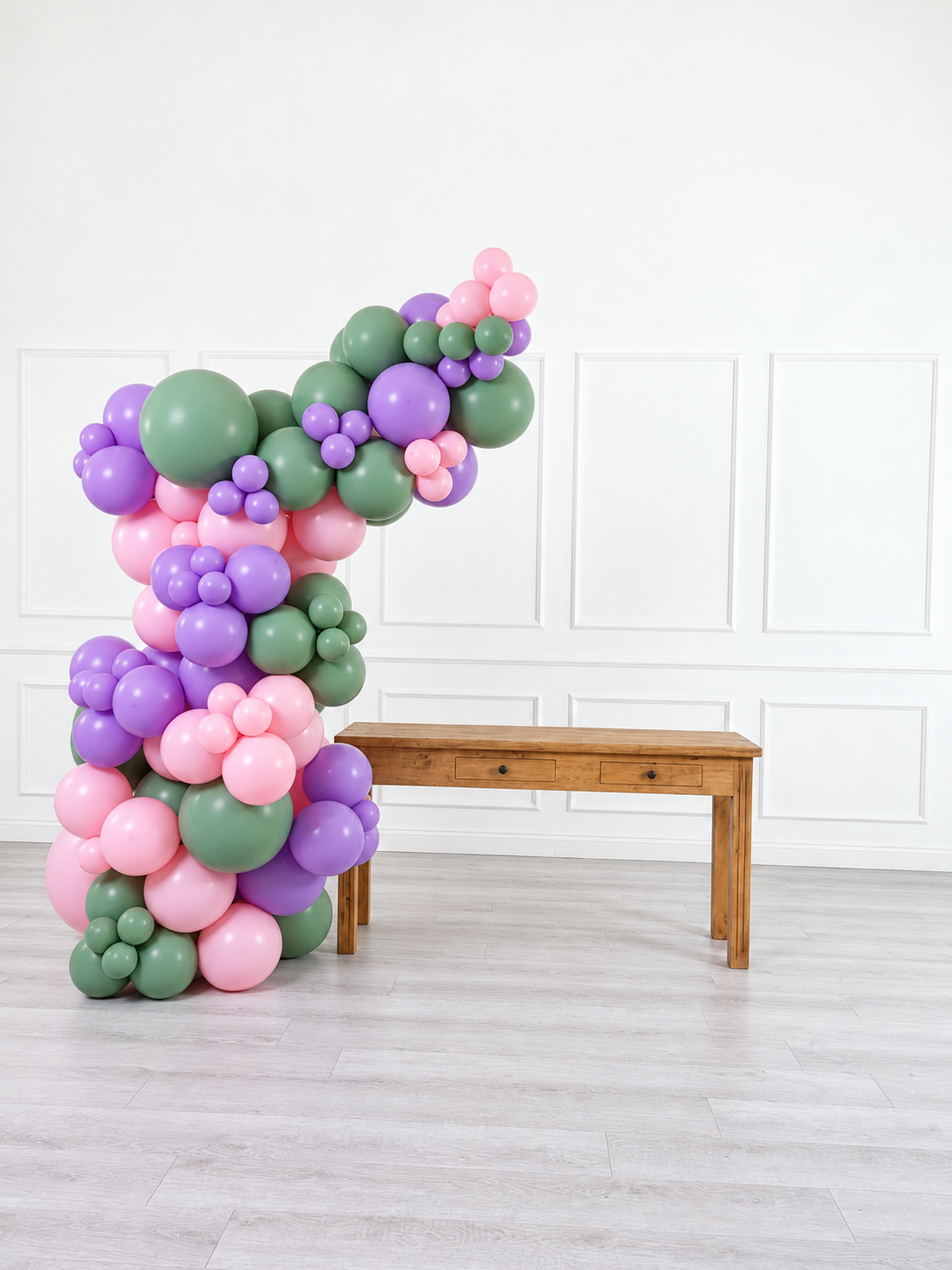Ana Karina Balloons secret garden freestanding balloon garland, additional product image