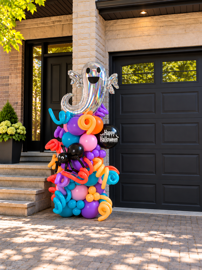 Halloween - Ghosts Pillar Display - Pastel Fun