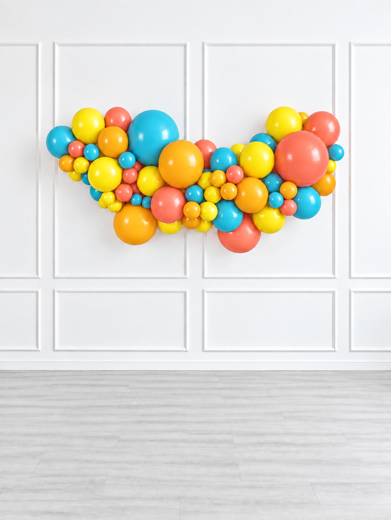 Ana Karina Balloons summer pop easy-hang organic balloon garland