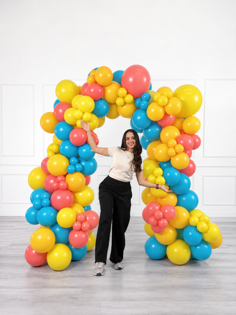 Ana Karina Balloons summer pop organic balloon arch, additional product image