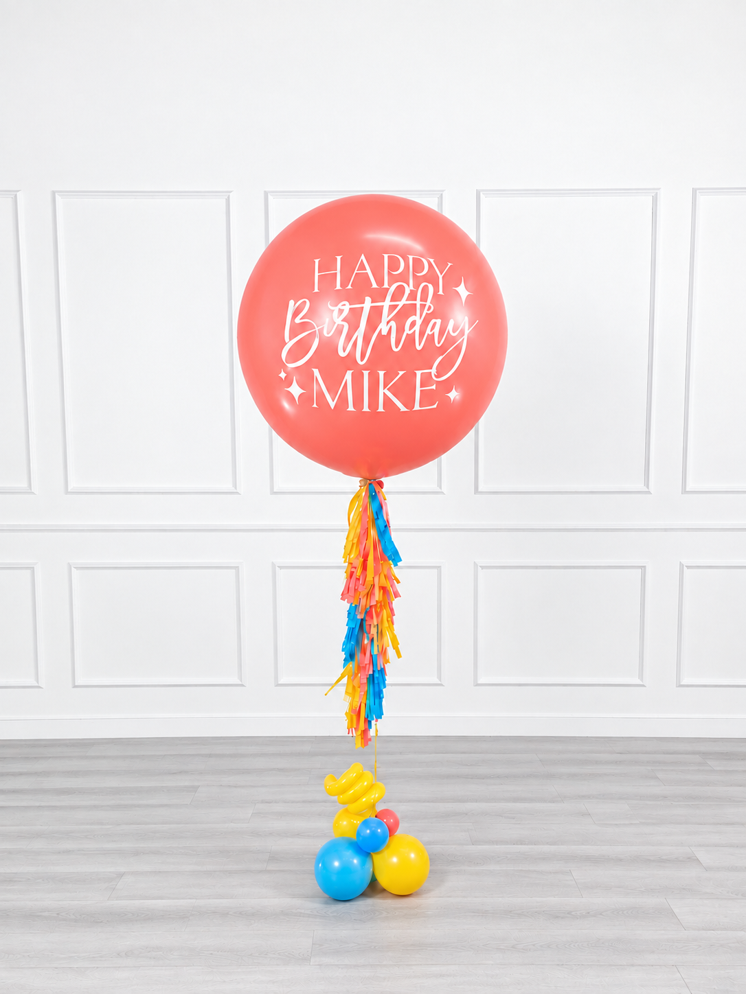 Ana Karina Balloons summer pop personalized jumbo balloon, additional product image