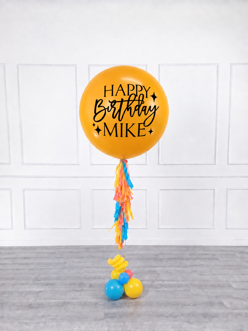 Ana Karina Balloons summer pop personalized jumbo balloon, additional product image