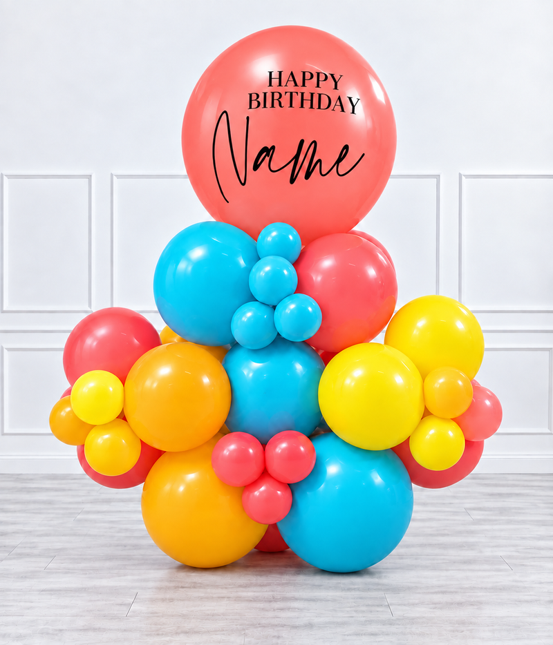 Ana Karina Balloons summer pop personalized stack balloons, additional product image