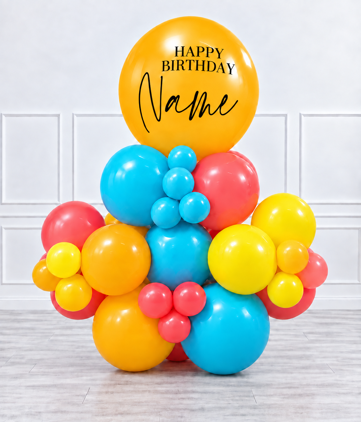 Ana Karina Balloons summer pop personalized stack balloons, additional product image