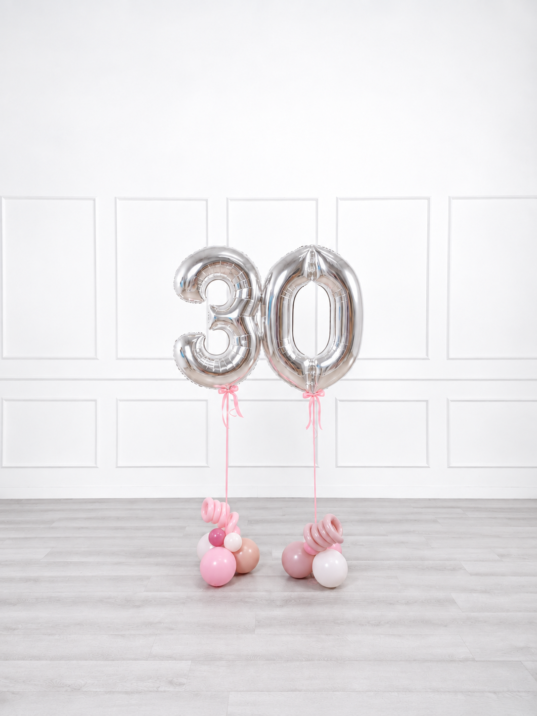 Ana Karina Balloons sweet pink foil numbers