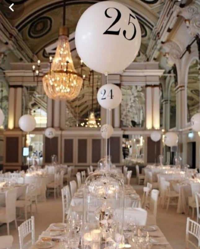 Personalized Jumbo Balloon Centerpiece