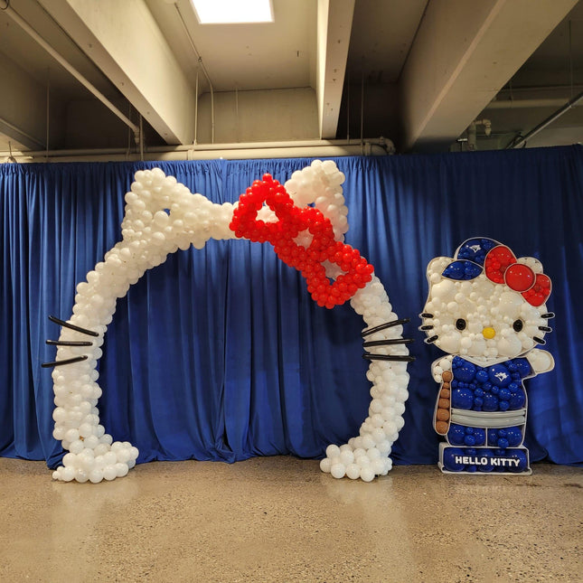 Themed Balloon Arch - Hello Kitty