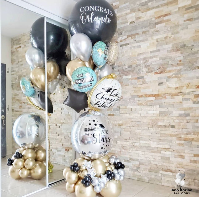 Graduation - Personalized Balloon Bouquet