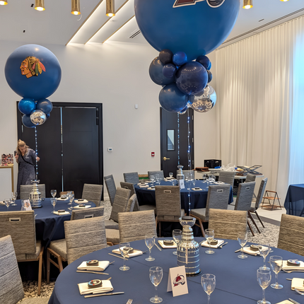 Personalized Elegant Jumbo Balloon Centerpiece