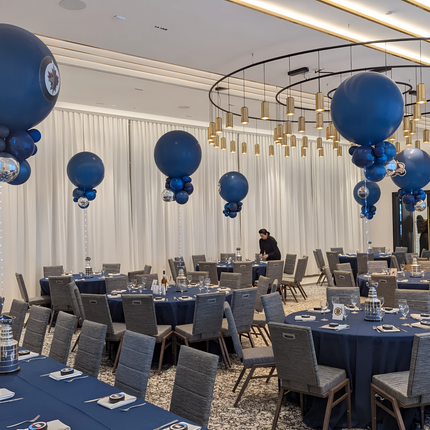 Personalized Elegant Jumbo Balloon Centerpiece