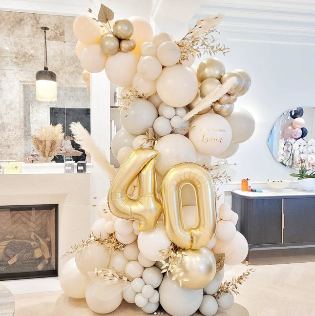 Custom Number Balloon Garland